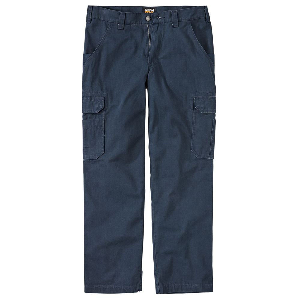 Timberland Mens Pants PRO® Work Warrior Ripstop Utility - Navy - India UE5127948